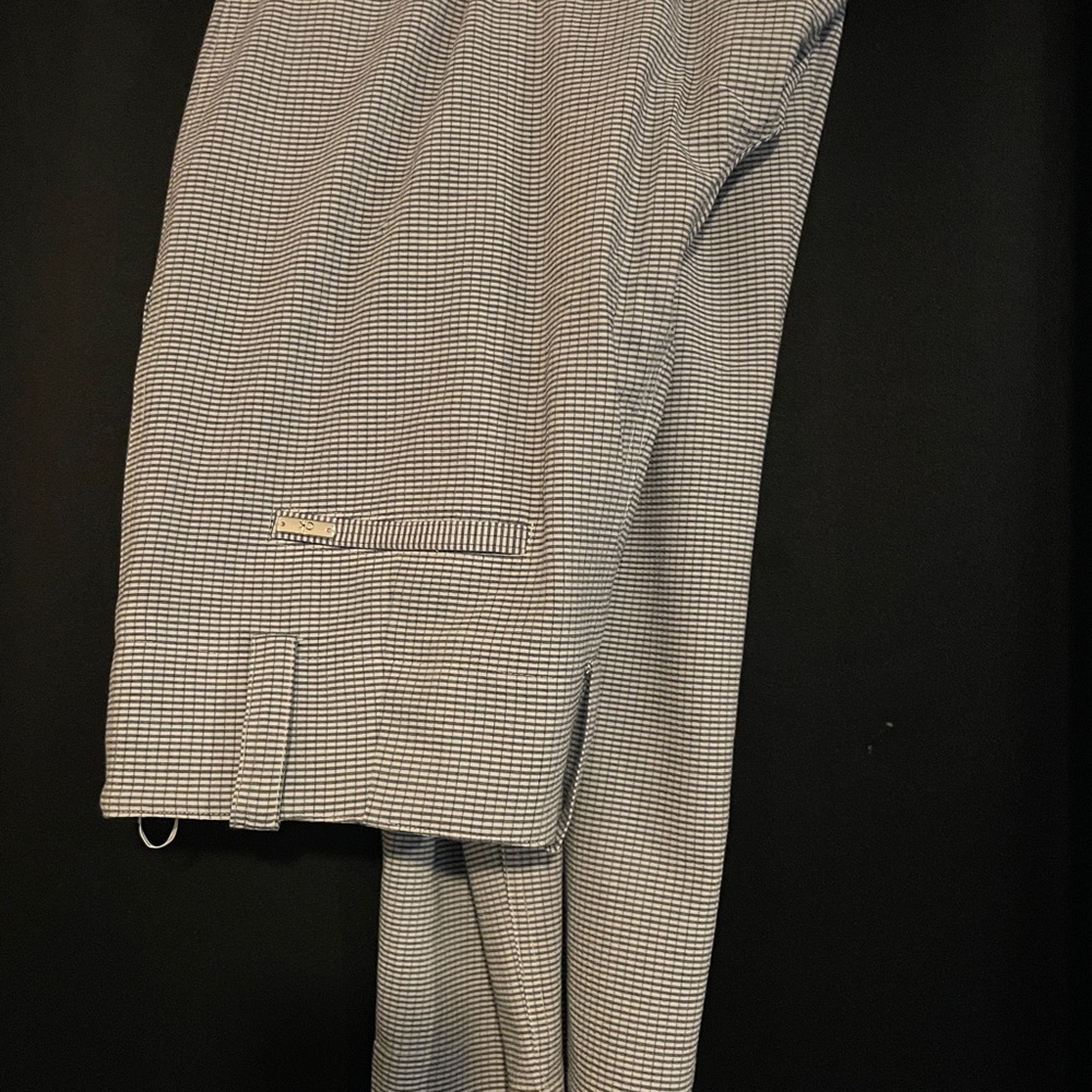 Calvin Klein Gray Checkered Pants